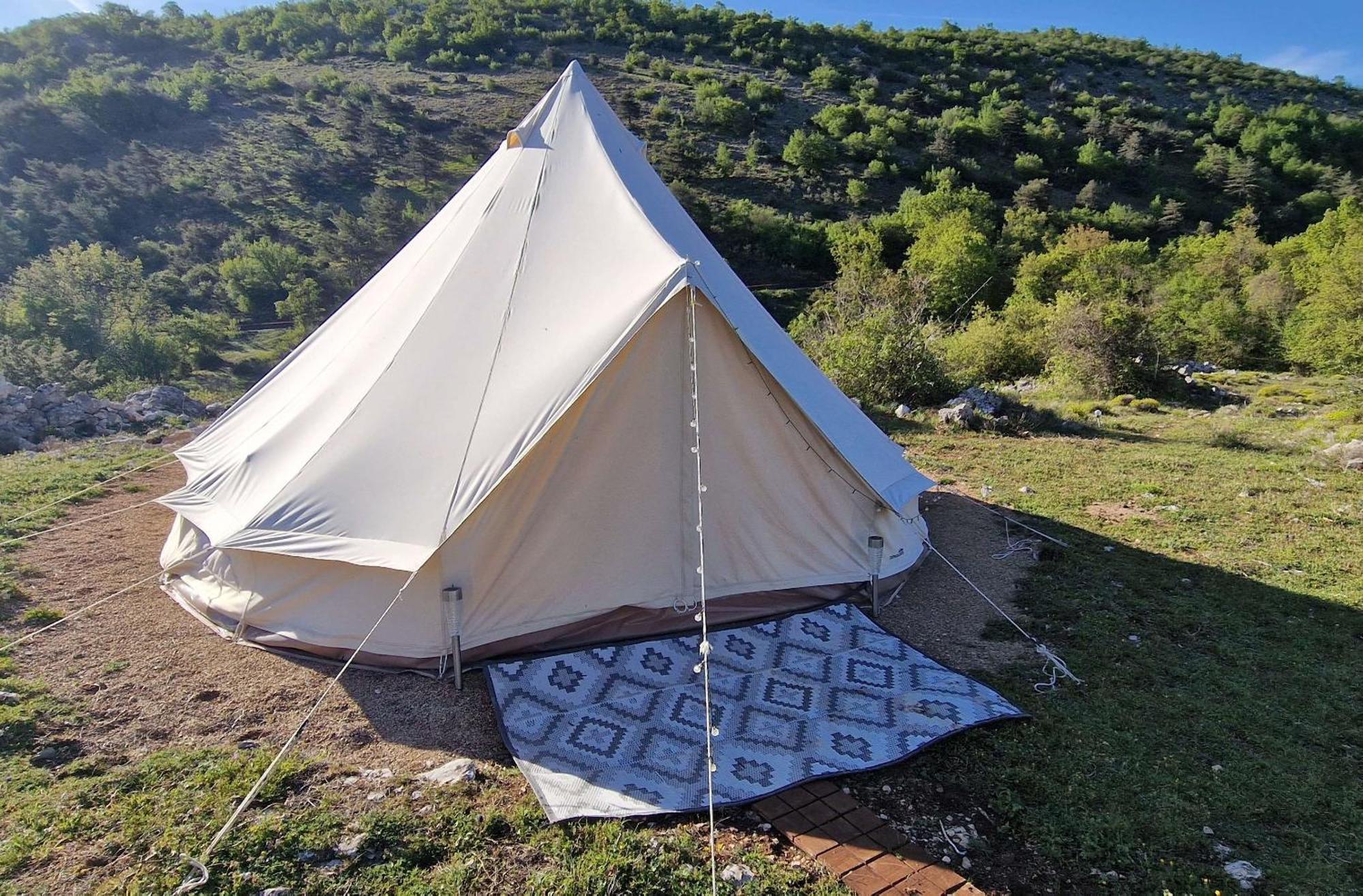 Tente Lodge Type Tipi A 1H De Nice Voie Lactee Bezaudun-les-Alpes Esterno foto
